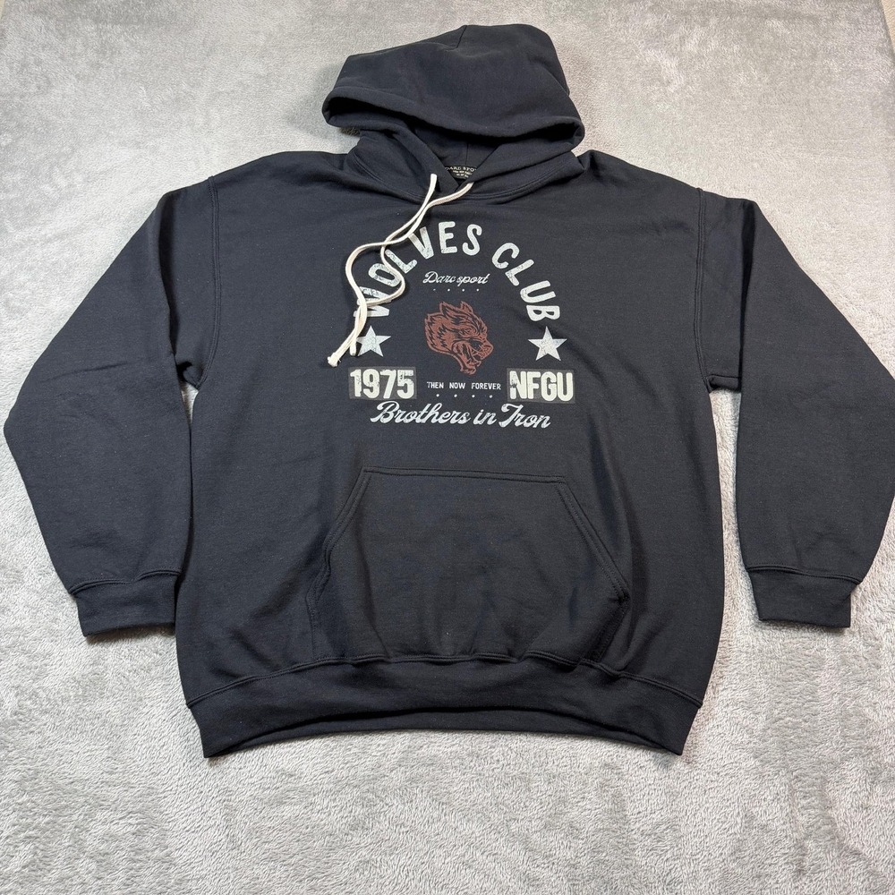 Darc Sport Hoodie Mens Medium Black Wolves Club Iron‎ Pullover Limited 94/500